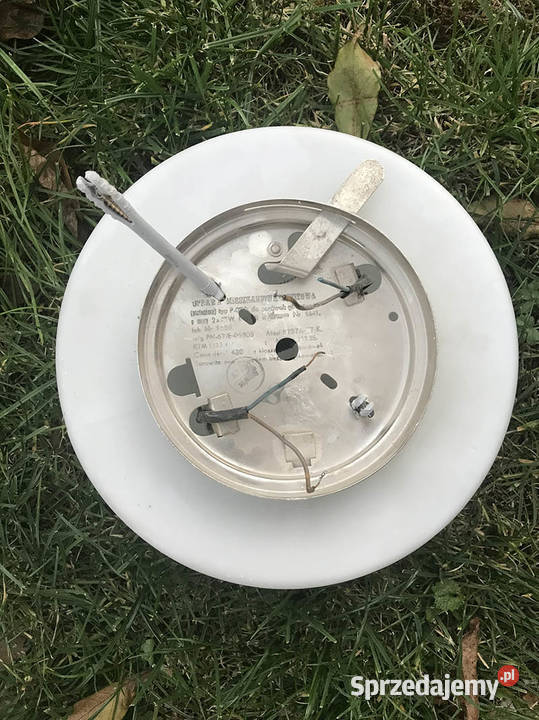 Lampa plafon grzybek okrągły satynowy 245 PRL