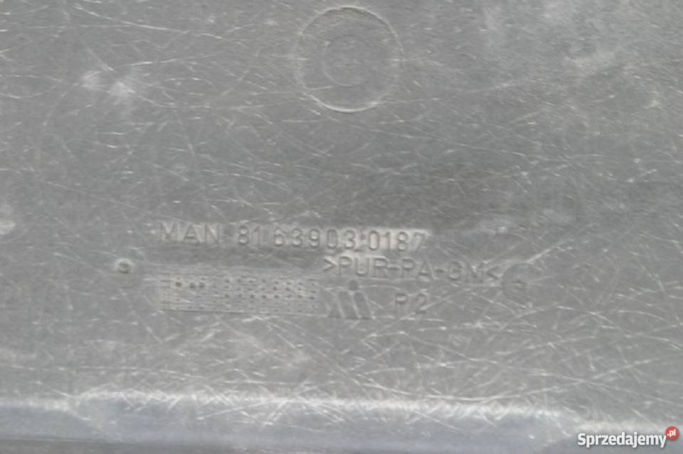 MAN TGA TGL PÓŁKA DRZWICZKI SCHOWKA GÓRNEGO CAŁE Bieleń