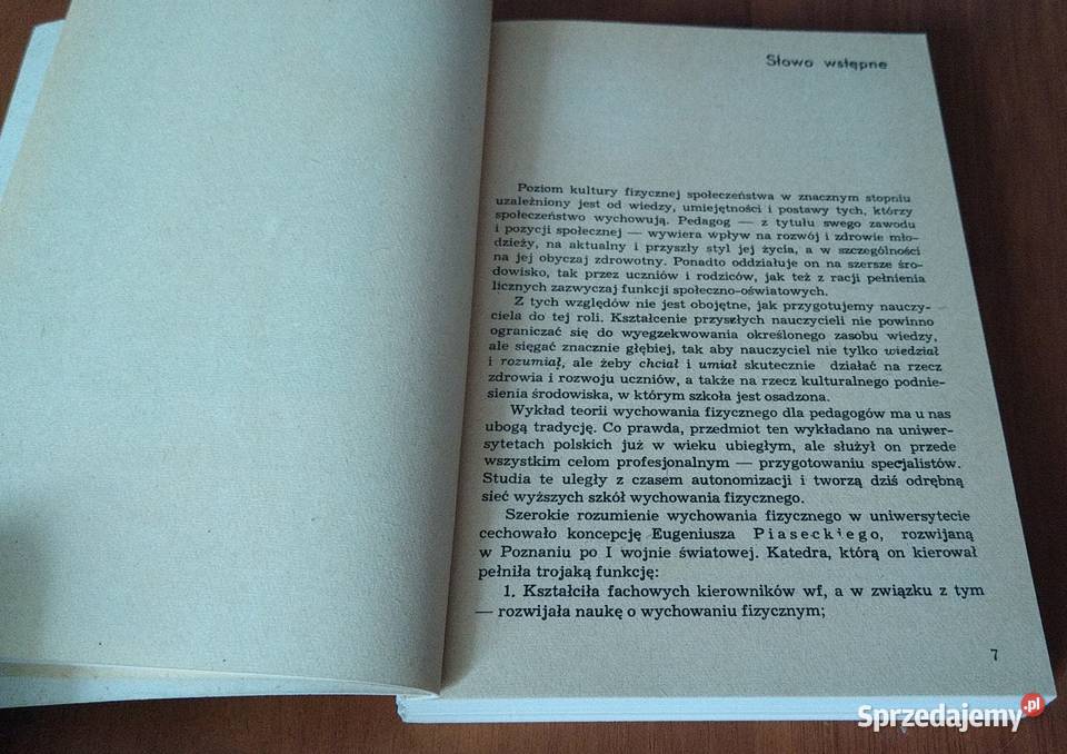 Teoria wychowania fizycznego pedagogów Maciej Gdańsk sprzedam