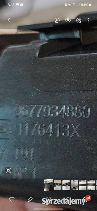 PEUGEOT 308 T9 ŚLIZG LEWY ZDERZAKA TYŁ Pozostałe Międzychód