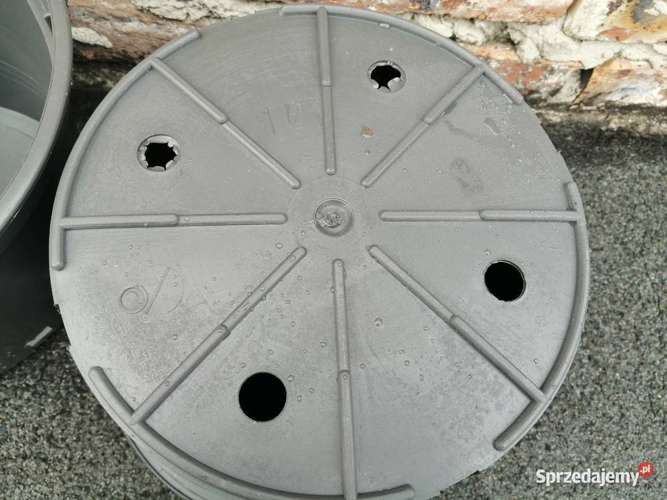 Doniczki 10 L litrów SZEROKIE TWARDE NOWE 30 Siewierz sprzedam