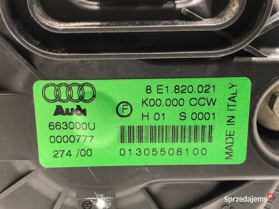 DMUCHAWA NAWIEWU AUDI A4 B6 8E1820021 WENTYLATOR sprzedam