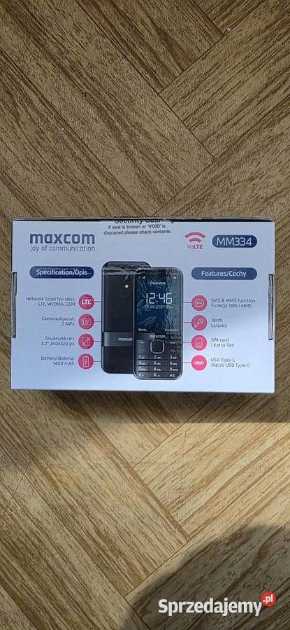 Sprzedam używany telefon MAXCOM MM334 dobrze Gdańsk
