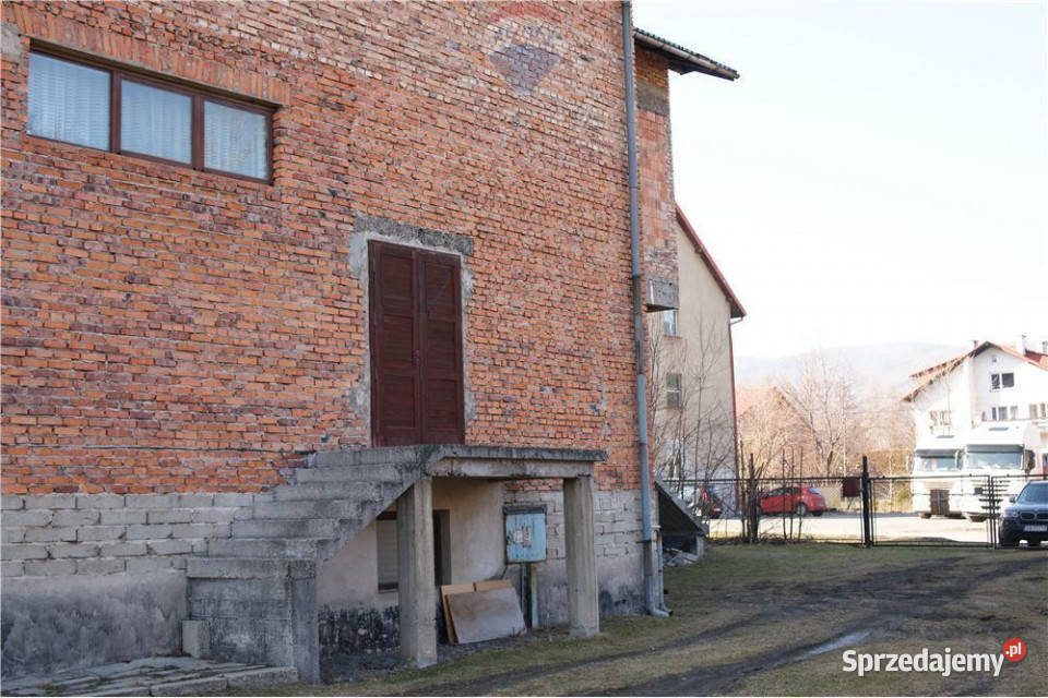 Budynek z ogromnym potencjałem inwestycyjnym 1120zł/m2 śląskie Międzybrodzie Bialskie sprzedam