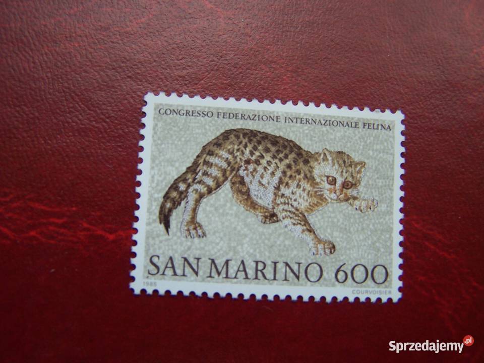 San Marino 1985 MNH Mi 1331 Zwierzęta Kot sprzedam