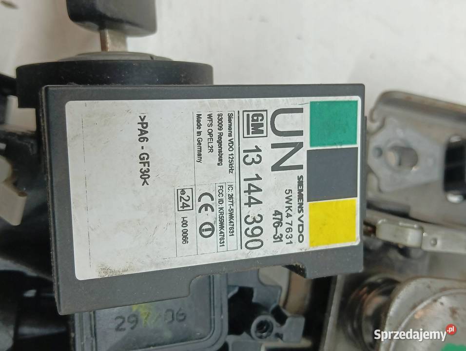 STACYJKA 13144390 Opel Meriva I 20022010 A Rok produkcji 2007 świętokrzyskie