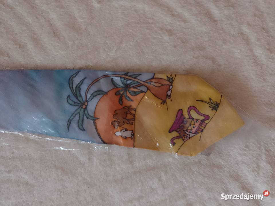 Ekstrawagancki jedwabny krawat z Dubaju Silk sprzedam