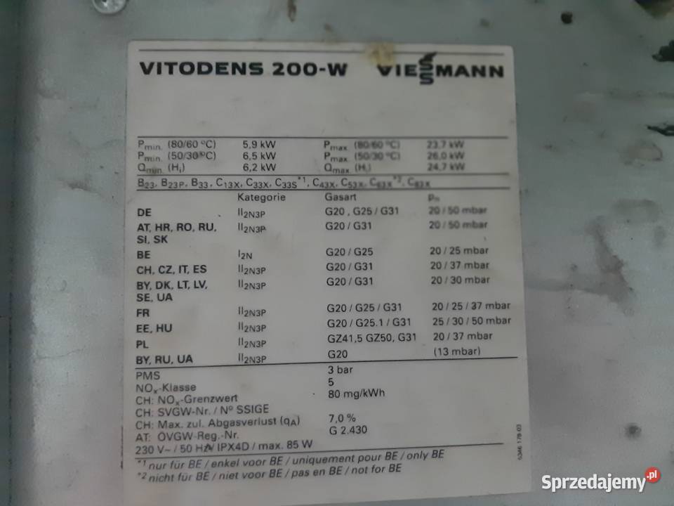 Piec gazowy Vitodens200 Leszno