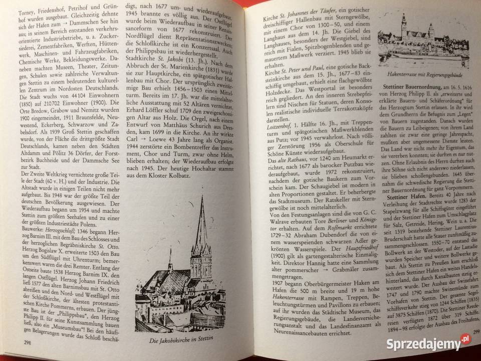 3085 Pommern Lexikon Antykwariat Szczecin