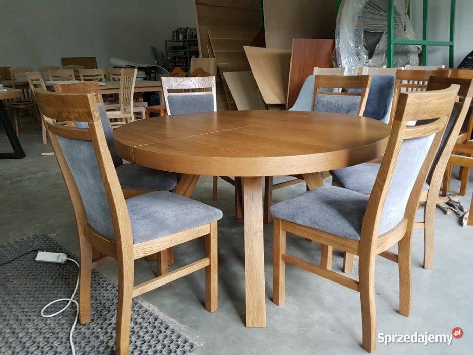 stół okrągły 130 2 wkładki Krosno sprzedam