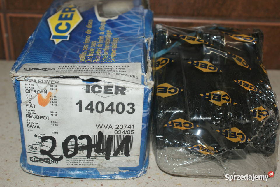 KLOCKI HAMULC FIAT DUCATO 8294 Zestaw klocków Białobrzegi