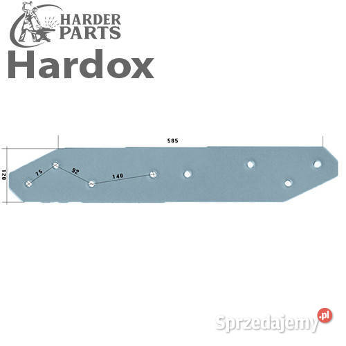 Płoza długa HARDOX 3411870P WS2AR części do Suwałki