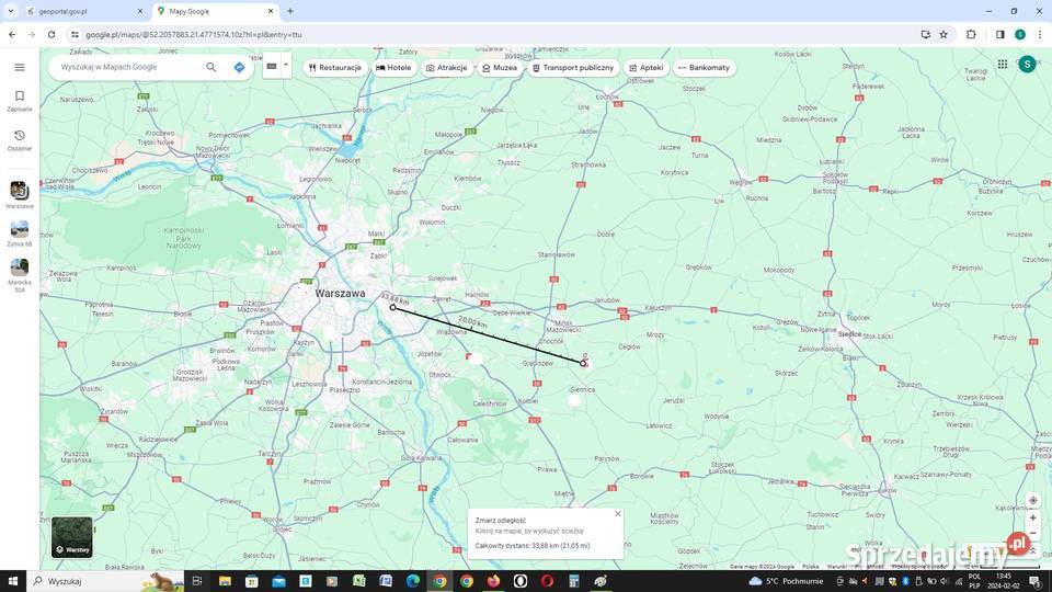 Działka 5000m2 leśna Siennica leśna Strugi Krzywickie