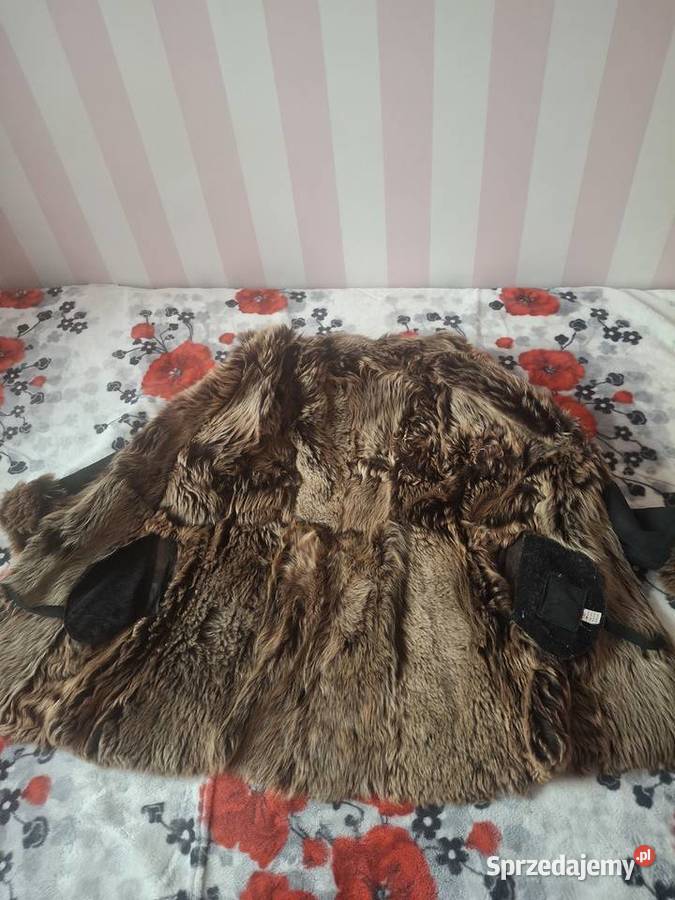 Damski Naturalny kożuszek z koziej skóry Lublin
