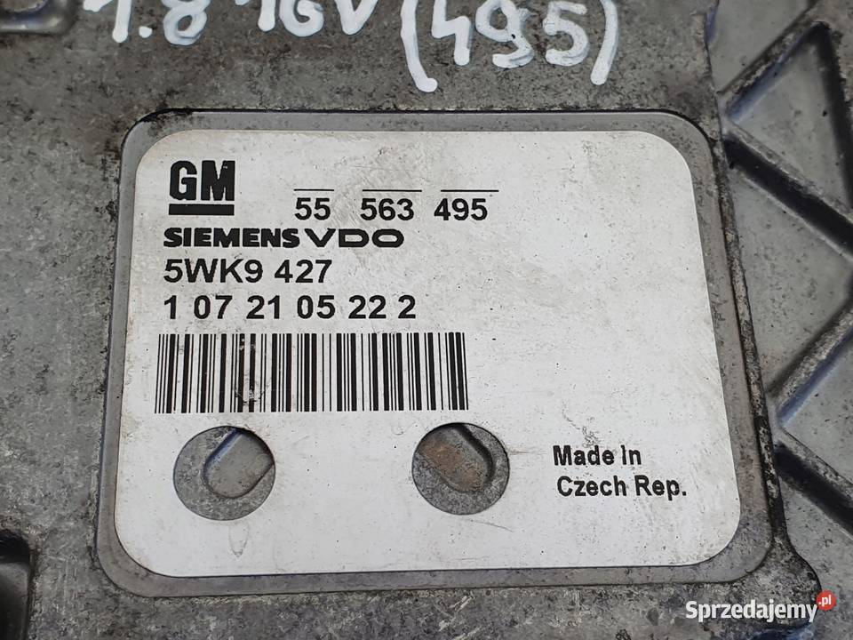 Opel Zafira B 16 16V STEROWNIK SILNIKA komputer Chełm sprzedam