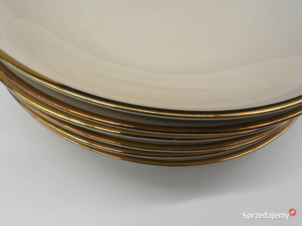 Porcelanowe talerze głębokie do zupy 7 wielkopolskie Raszków