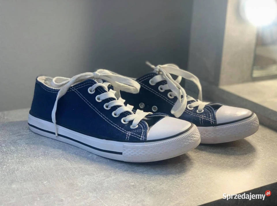 Tenisówki trampki granatowe inna Jasło