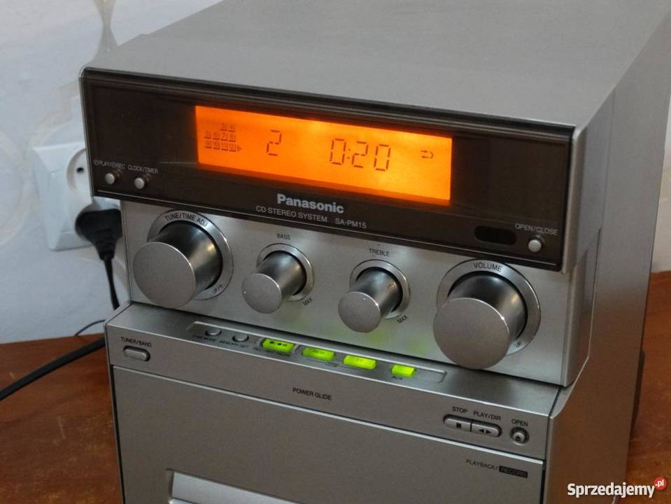 Wieża Panasonic SAPM15 Mocna AUX WYSYŁKA Wieże i miniwieże