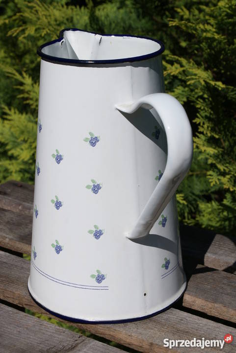 Dzbanek emaliowany biały poj 2 litry Akcesoria kuchenne Warszawa