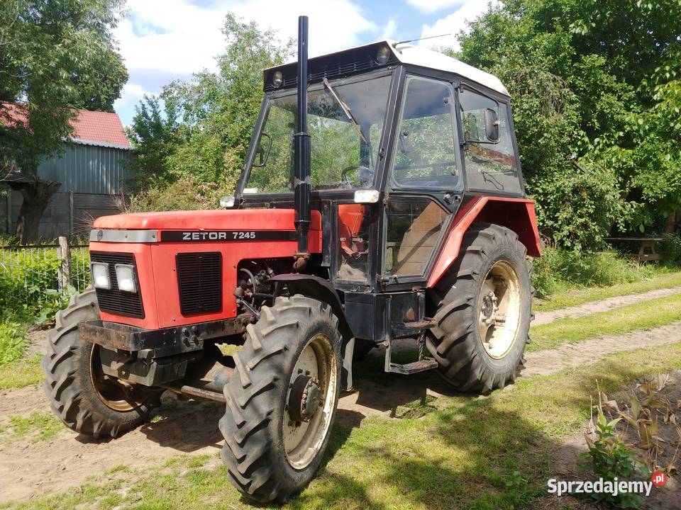 Zetor 7245 Zarejestr 5245 Piękny 1989r Ursus Śmigiel