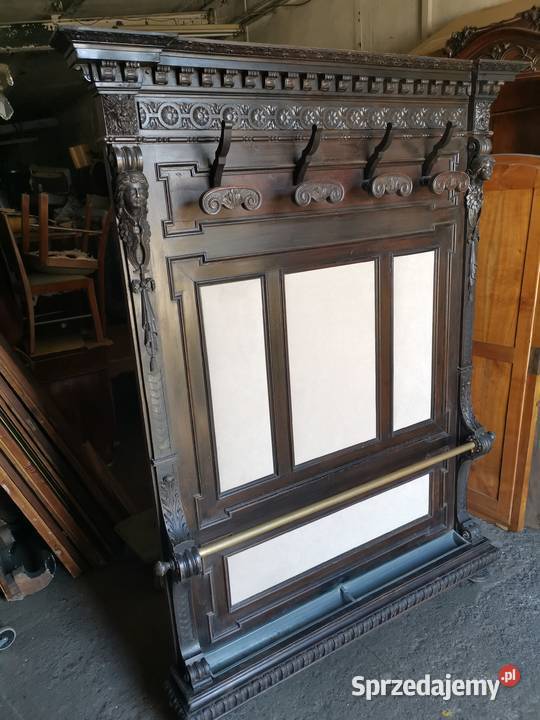 Ozdobna garderoba wieszak włoski neorenesans Wałbrzych sprzedam