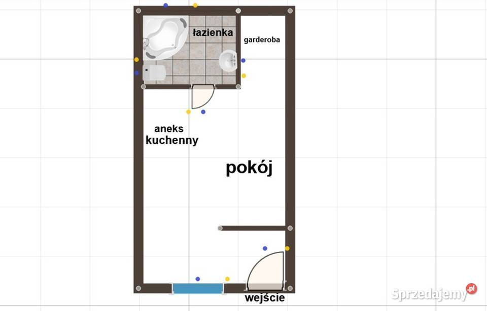 Lokal użytkowy mieszkanie 17m2 Wrocław Nadodrze miejsce parkingowe dolnośląskie