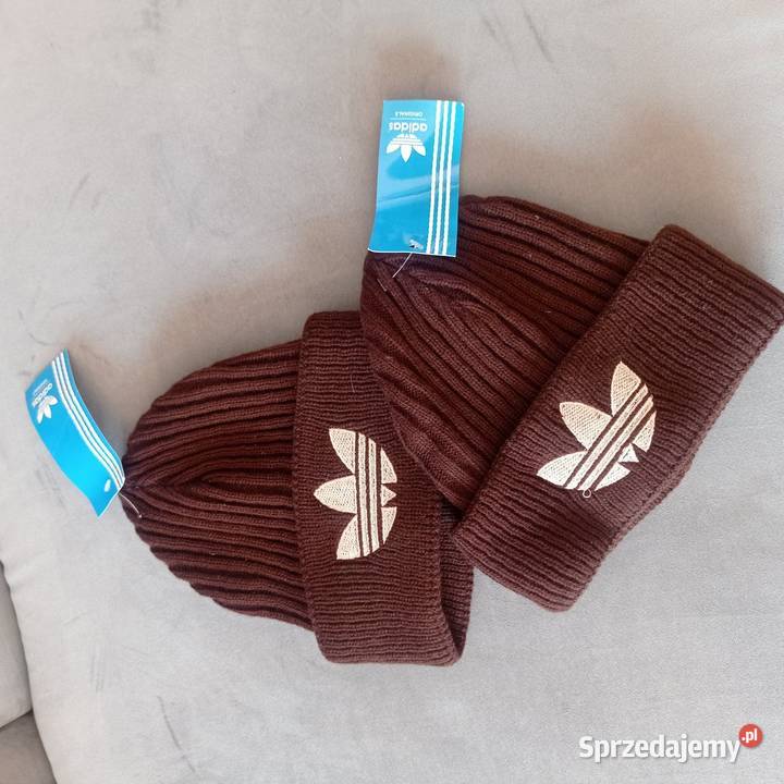 Brązowa nowa czapka Adidas Lubartów