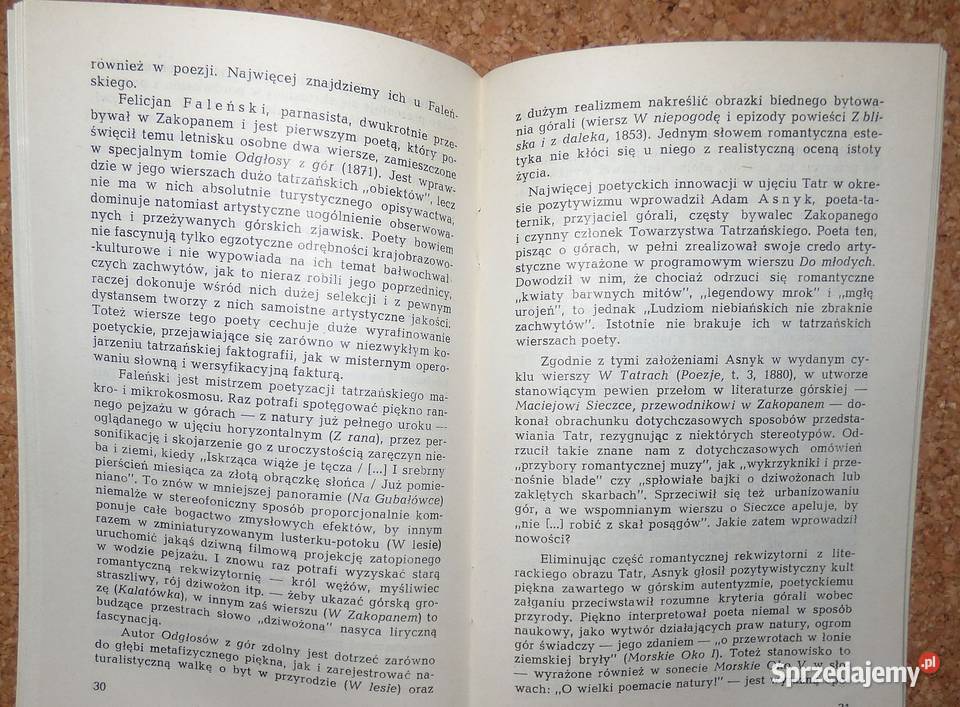 MAŁ Majda Literatura o Tatrach i Zakopanem do mazowieckie