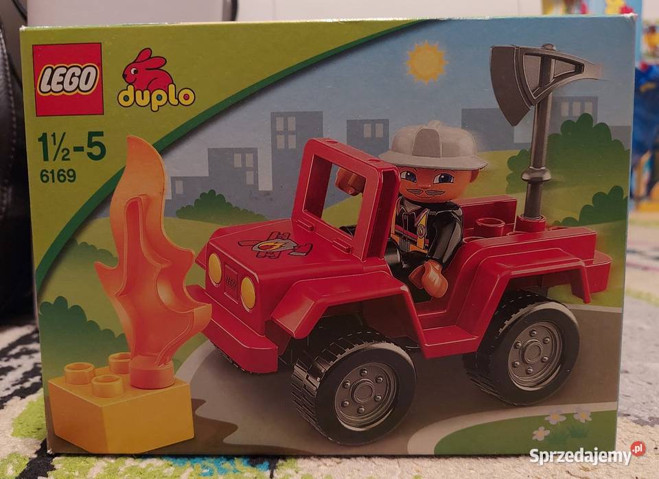 LEGO DUPLO 6169 Dowódca straży pożarnej pudełko Klocki Warszawa
