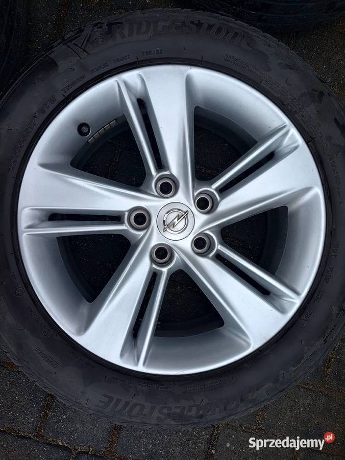4 opony z felgami alu 22555R17 z czujnikami Kościelisko