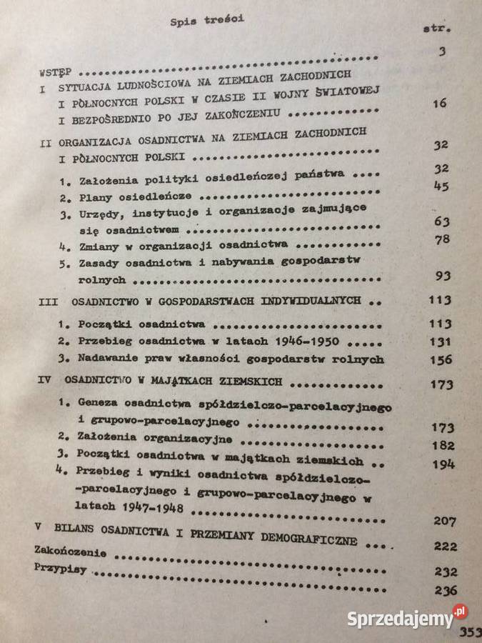 3503 Osadnictwo Wiejskie Na Ziemiach Zach I Płn zachodniopomorskie Szczecin sprzedam