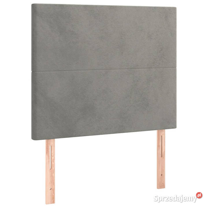 Zagłówek do łóżka z LED jasnoszary 100x5x118128 Warszawa sprzedam