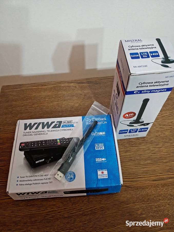 Dekoder DVBT 2 Antena Mistral mazowieckie