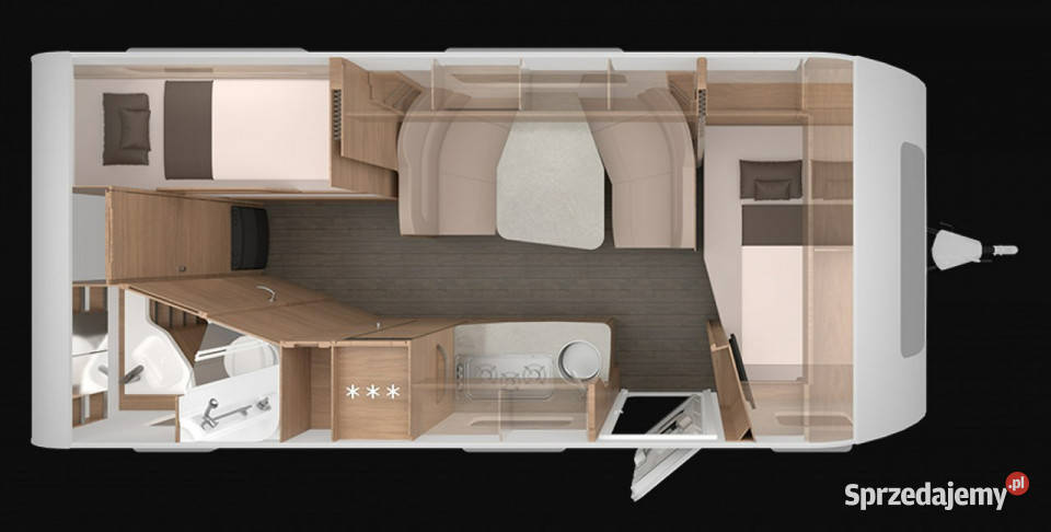 przyczepy kempingowe Knaus SDWIND 580 QS 60 pełny VAT Kempingowe Janki