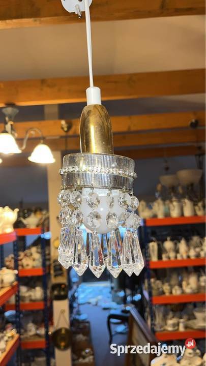 Wiszaca lampa kryształowa