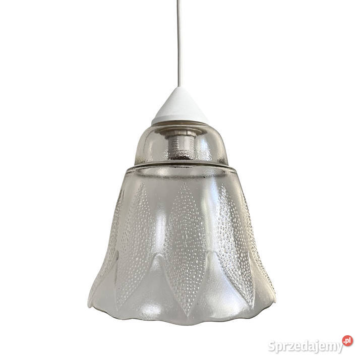 Lampa wisząca kwiat Narva Leuchen Niemcy lata 70 Warszawa