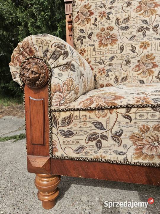 Sofa eklektyczna z motywem floralnym Szczecin