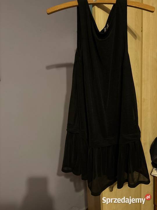 Czarna sukienka czarny Spódnice i sukienki Krzeszów