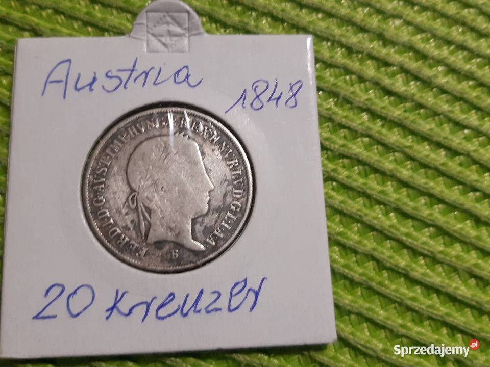 moneta srebrna Austrii z 1848r Łomża