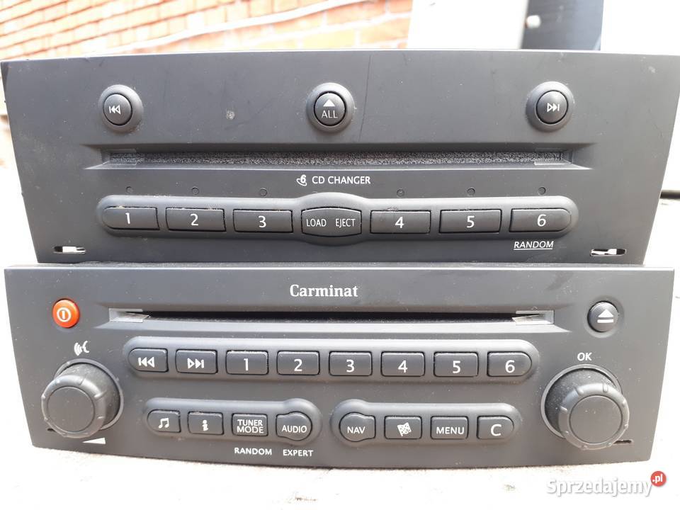 Radio zmieniarka zestaw Megane II Carminat Navi świętokrzyskie