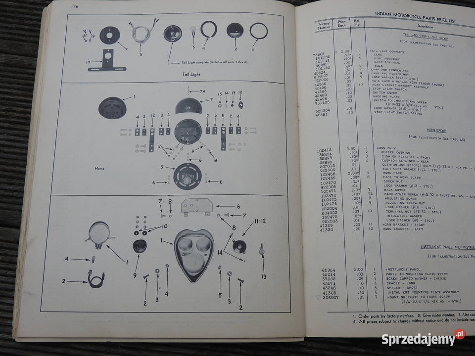 Indian CHIEF nie Four 741 Military Scout Prince Pozostałe Warszawa