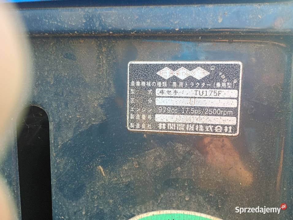 Mini traktor traktorek japoński ciągnik Iseki Jasło