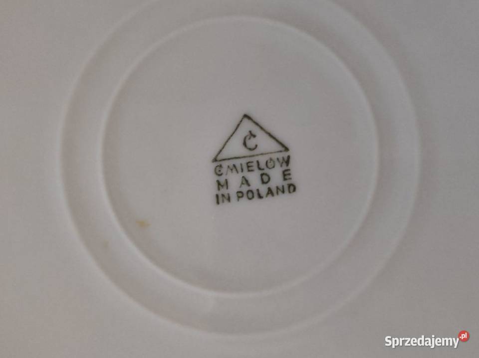 zabytkowe antyk porcelanowe płaskie talerze Kielce sprzedam
