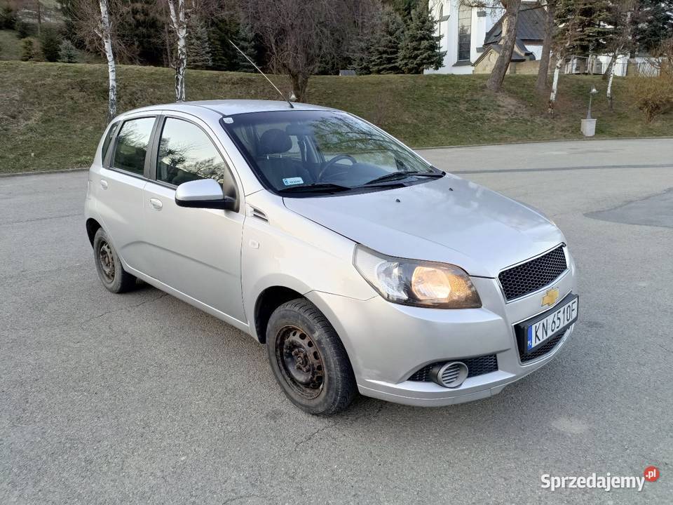 Chevrolet Aveo LS 12 Benzyna Alufelgi z oponami Rok produkcji 2011 Laskowa