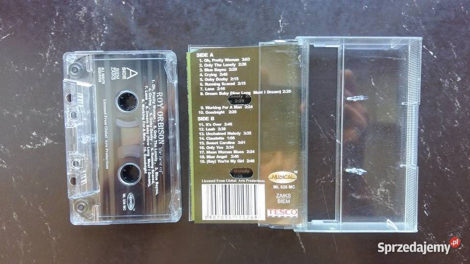 Kaseta magnetofonowa Roy Orbison The best of Wyd kaseta Płyty i kasety Siemiatycze