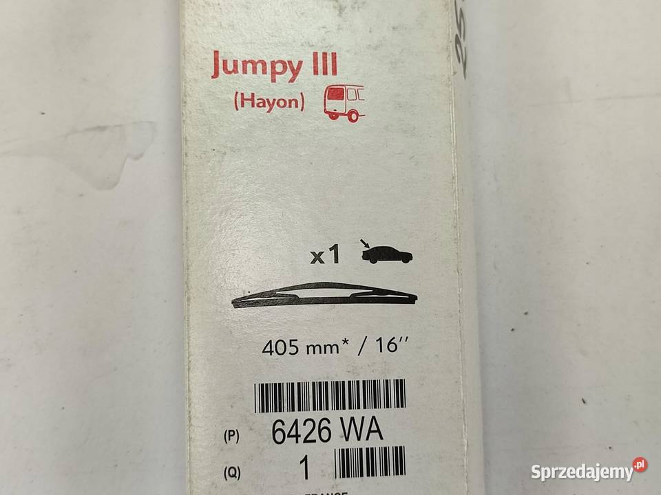 PIÓRO WYCIERACZKI TYŁ 405mm CITROEN JUMPY II VF7