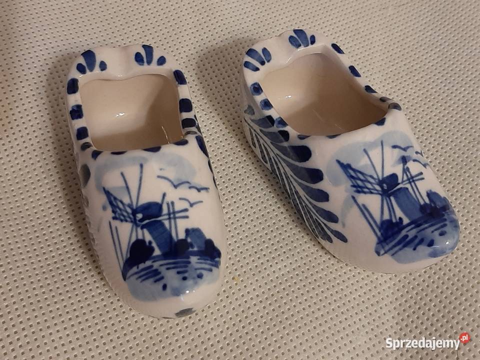 Piękne porcelanowe holenderskie buciki ręcznie kujawsko-pomorskie Inowrocław