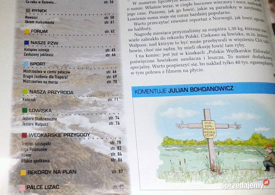 Wiadomości wędkarskie 7 757 2012 miękka Chełm sprzedam