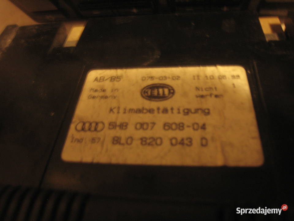 Panel sterowania nawiewów nadmuchu climatronic osobowe Części samochodowe Kraków