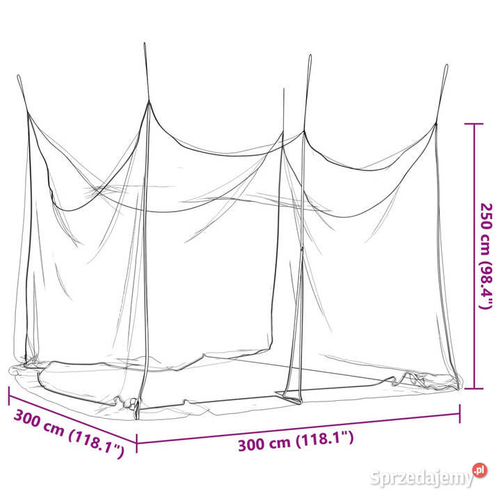 Moskitiera wewnętrznazewnętrzna czarna Pozostałe Warszawa sprzedam